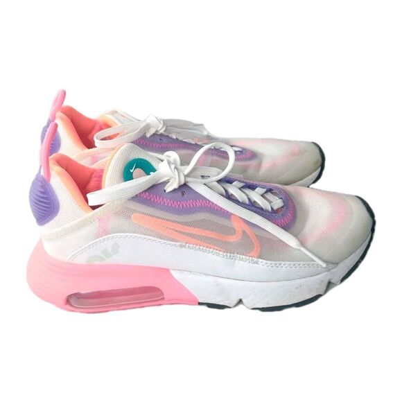 Nike Shoes - Nike Air Max 2090 White Hyper Orange Running Shoes Women Sz 8 CZ1516-100